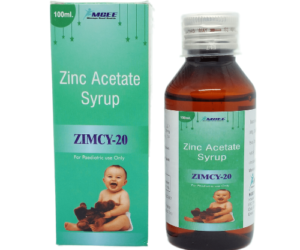 ZIMCY-20 Zinc Acetate Dihydrate Supplement Bottle